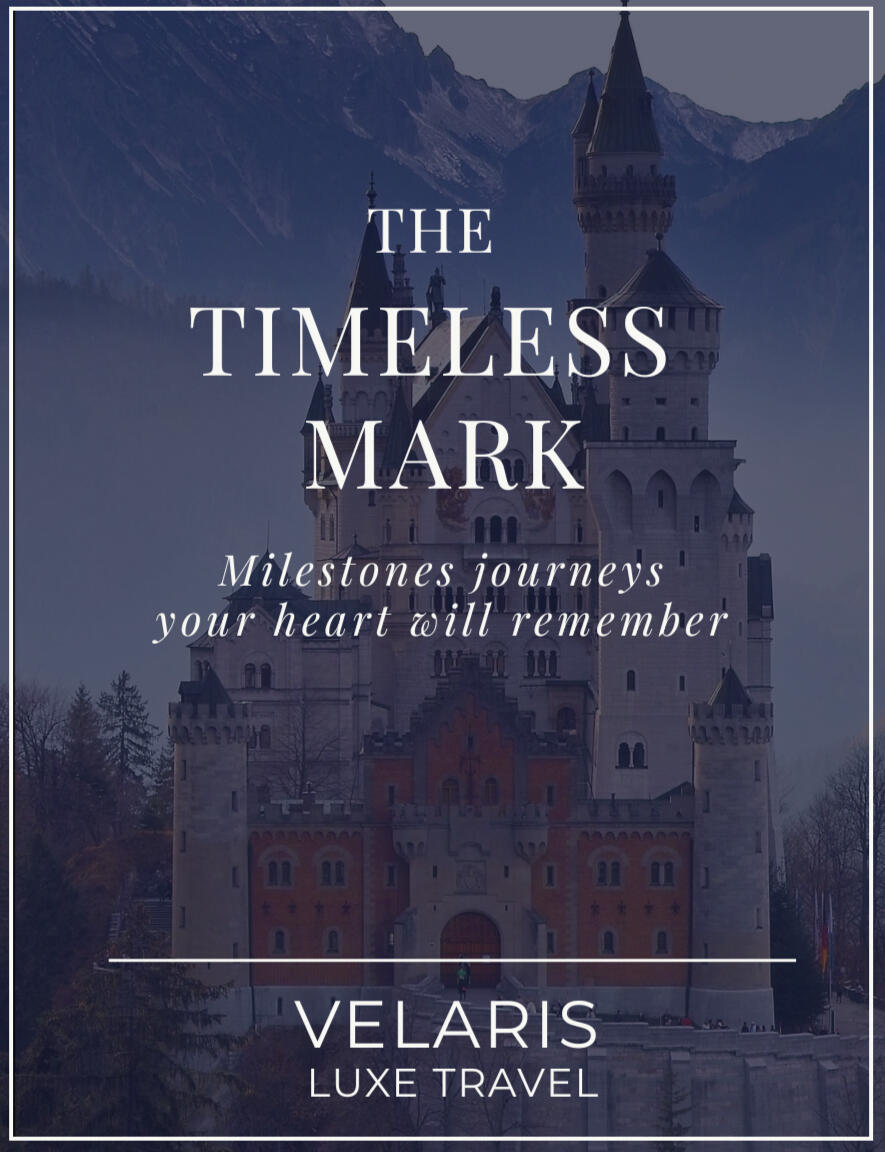 Because some moments deserve more than just a getaway — they deserve a legacy.